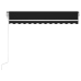 Toldo retráctil automático gris antracita 300x250 cm