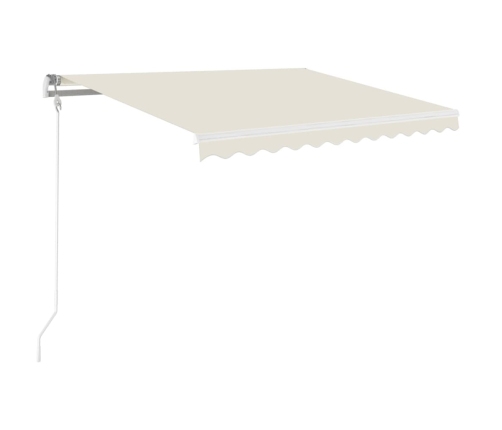 Toldo retráctil automático crema 350x250 cm
