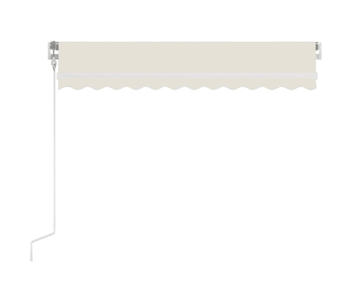 Toldo retráctil automático crema 350x250 cm