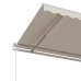 Toldo retráctil automático crema 350x250 cm