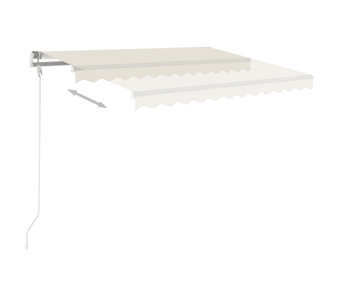 Toldo retráctil manual crema 450x300 cm