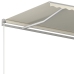 Toldo retráctil manual crema 450x300 cm