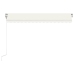Toldo retráctil automático crema 450x300 cm