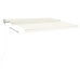 Toldo retráctil automático crema 450x300 cm