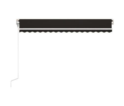 Toldo retráctil automático gris antracita 450x350 cm