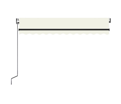 Toldo retráctil automático crema 350x250 cm