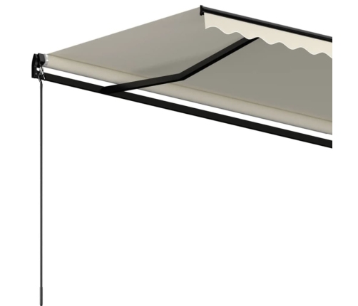 Toldo retráctil automático crema 350x250 cm