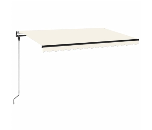 Toldo retráctil automático crema 450x300 cm