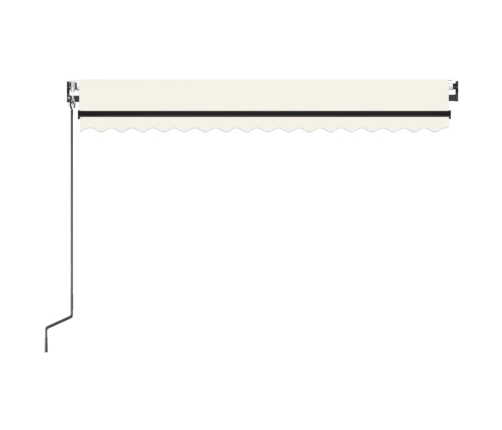 Toldo retráctil automático crema 450x300 cm