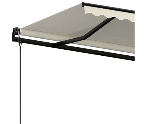 Toldo retráctil automático crema 450x300 cm