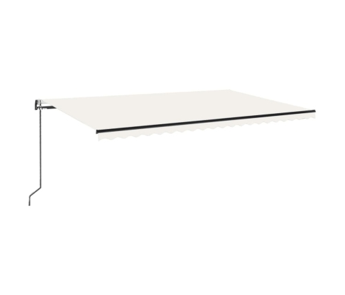 Toldo retráctil automático crema 500x300 cm