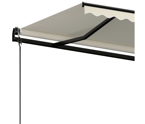 Toldo retráctil automático crema 500x300 cm