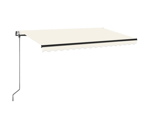 Toldo retráctil automático crema 400x350 cm