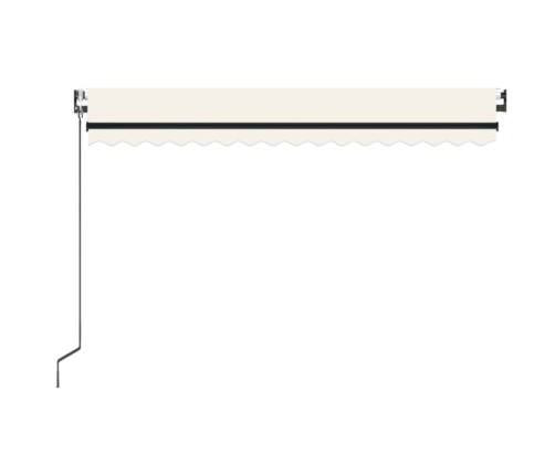 Toldo retráctil automático crema 400x350 cm