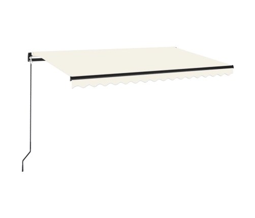 Toldo retráctil manual crema 450x350 cm