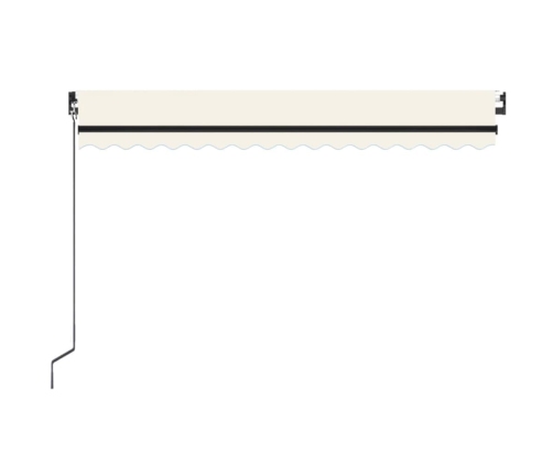 Toldo retráctil manual crema 450x350 cm