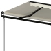 Toldo retráctil automático crema 450x350 cm