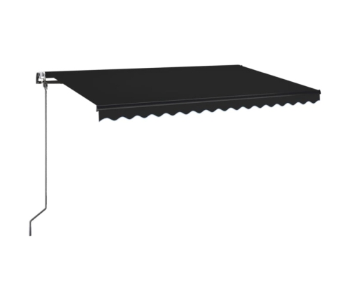 Toldo retráctil automático gris antracita 450x350 cm