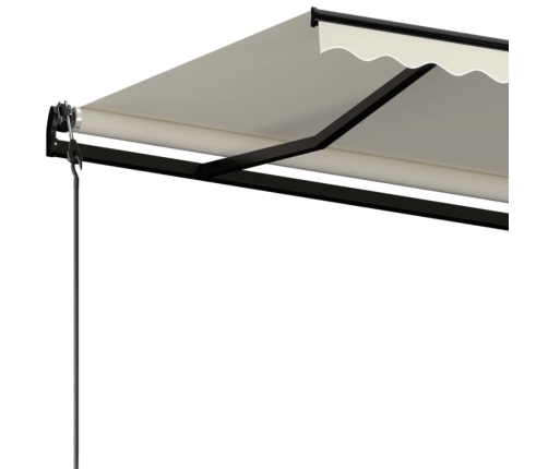 Toldo retráctil automático crema 500x350 cm