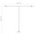 Toldo manual retráctil con luz LED naranja y marrón 300x250 cm