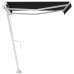 Toldo de pie automático gris antracita 350x250 cm