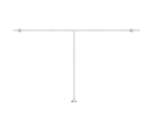 Toldo automático LED sensor de viento amarillo blanco 500x300cm