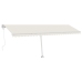 Toldo de pie automático crema 600x350 cm