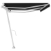 Toldo de pie automático gris antracita 600x350 cm