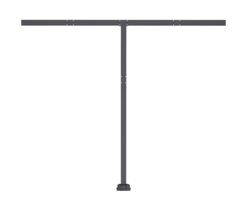 Toldo automático LED sensor de viento azul y blanco 300x250 cm