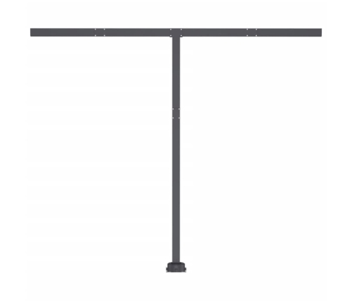 Toldo automático LED sensor de viento amarillo blanco 300x250cm