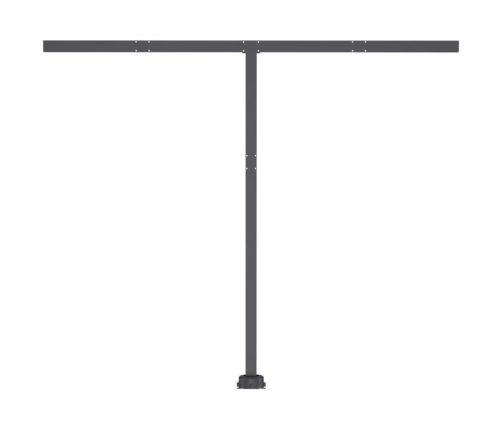 Toldo automático LED sensor de viento naranja marrón 300x250 cm