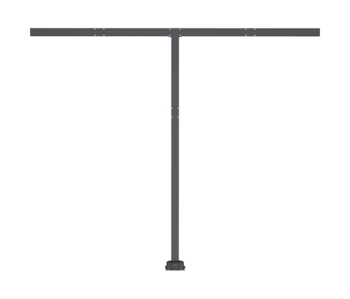 Toldo automático LED sensor de viento amarillo blanco 350x250cm