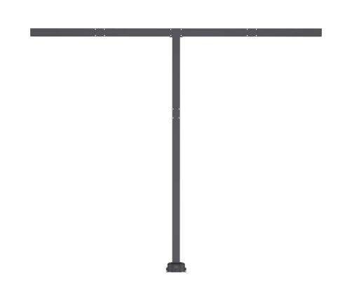 Toldo automático LED sensor de viento naranja marrón 350x250 cm