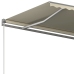 Toldo de pie automático crema 500x300 cm