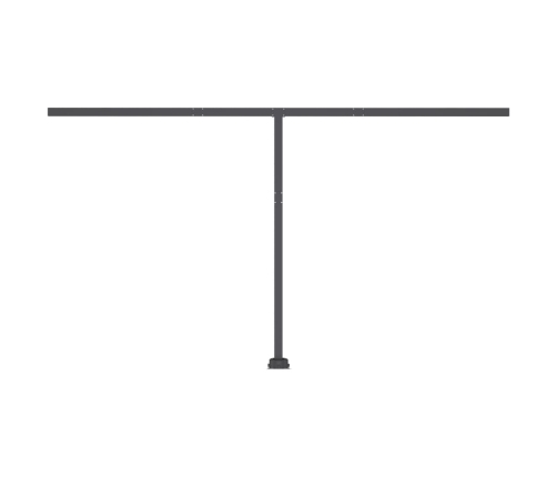 Toldo automático LED sensor de viento naranja marrón 450x350 cm