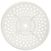 Mesa y sillas de bistró 3 piezas aluminio fundido blanco