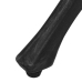 Mesa y sillas de bistró 5 piezas aluminio fundido negro