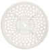 Mesa y sillas de bistró 5 piezas aluminio fundido blanco