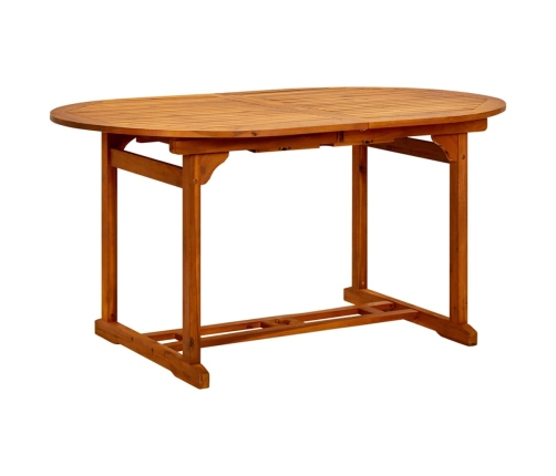 Juego de comedor de jardín 7 piezas ratán sintético gris