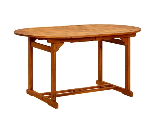 Juego de comedor de jardín 7 piezas ratán sintético beige