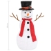 Muñeco de nieve decorativo de Navidad con LED tela lujosa 60 cm