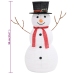 Muñeco de nieve decorativo de Navidad con LED tela lujosa 90 cm