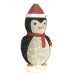 Pingüino de Navidad decorativo con LED tela lujosa 180 cm