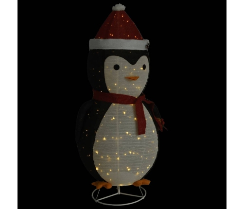 Pingüino de Navidad decorativo con LED tela lujosa 180 cm