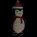 Pingüino de Navidad decorativo con LED tela lujosa 180 cm