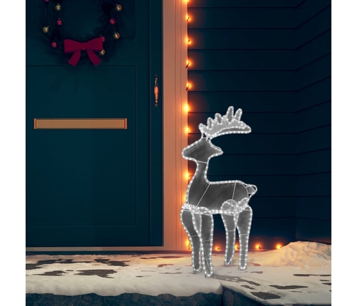 Reno de Navidad con malla 306 LED 60x24x89 cm