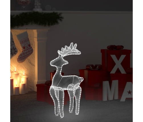 Reno de Navidad con malla 306 LED 60x24x89 cm