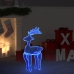 Reno de Navidad con malla 306 LED 60x24x89 cm