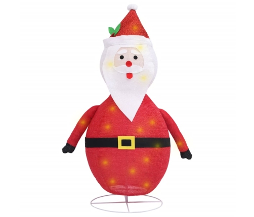 Papá Noel de Navidad decorativo con LED tela lujosa 60 cm