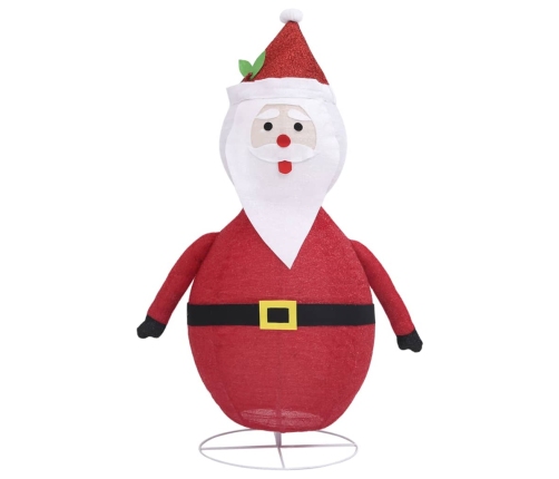 Papá Noel de Navidad decorativo con LED tela lujosa 60 cm